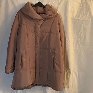 Avenue BNWT Brown Winter Coat with Funnel Neck to Keep Out the Cold size 26